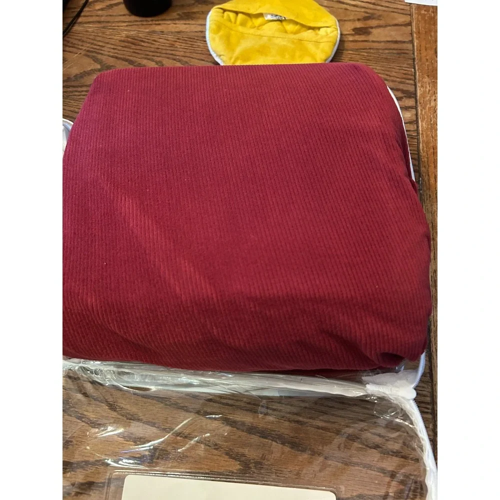 Sure Fit Stretch ribbed Recliner Slipcover Paprika red Textured Chair Cover